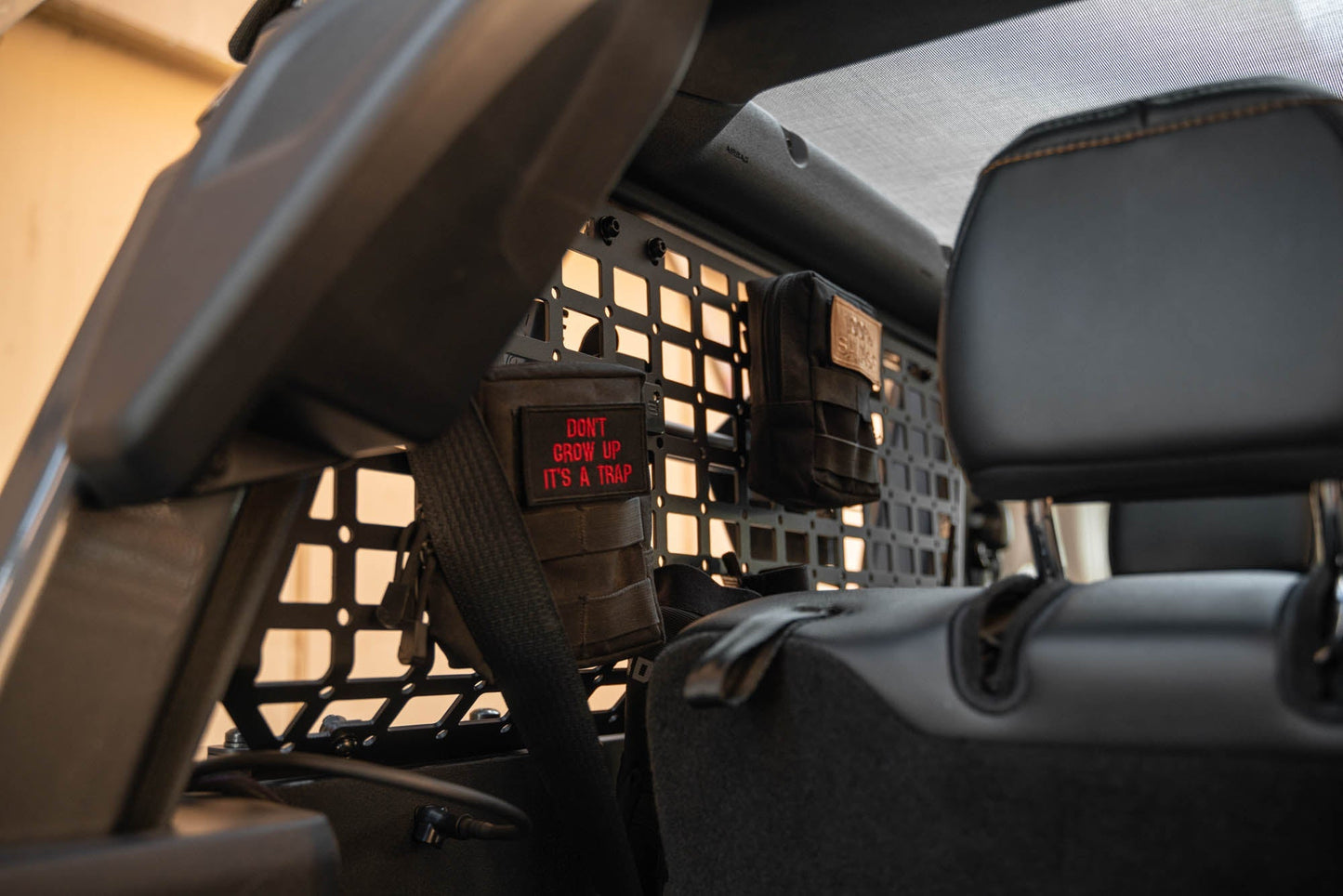 2021 2024 Ford Bronco Rear Window Molle Panels DV8 Offroad-5