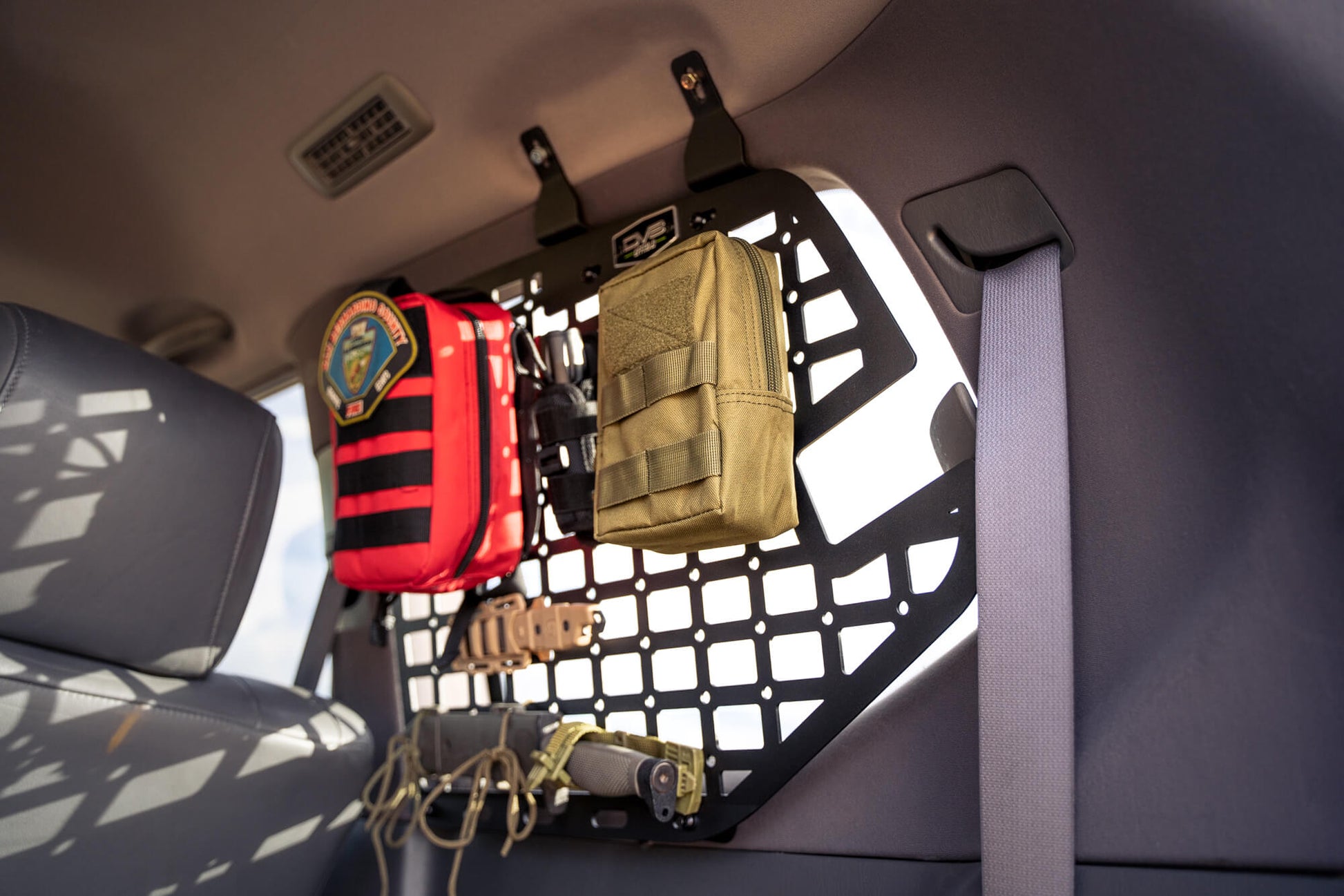 2003 2009 Lexus Gx 470 Rear Window Molle Storage Panels DV8 Offroad-4