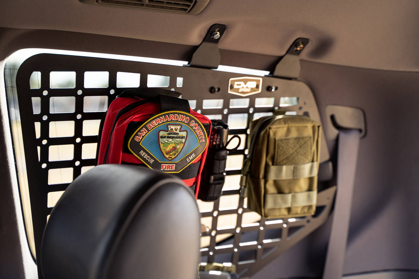 2003 2009 Lexus Gx 470 Rear Window Molle Storage Panels DV8 Offroad-5