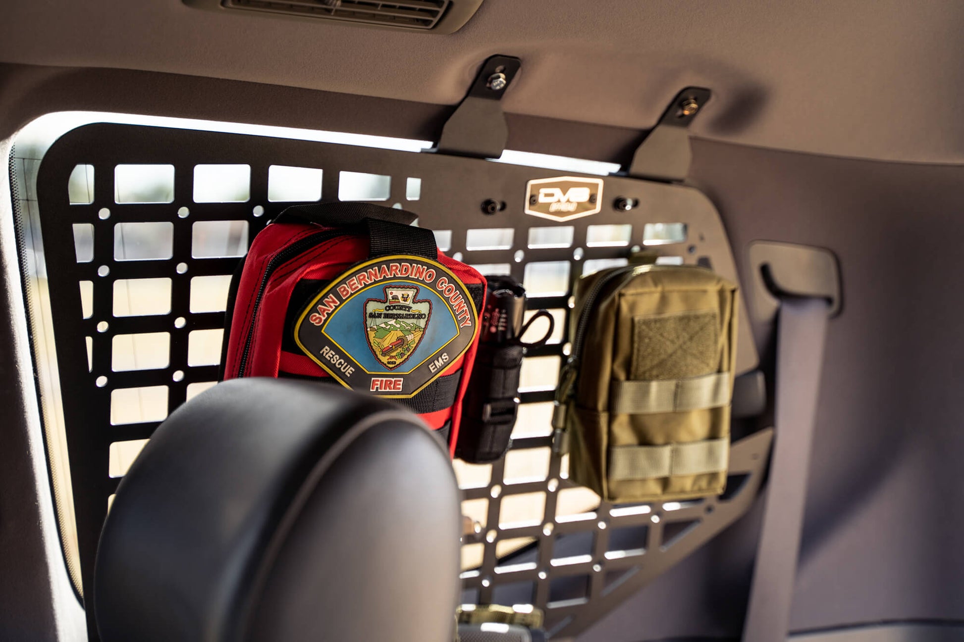 2003 2009 Lexus Gx 470 Rear Window Molle Storage Panels DV8 Offroad-5