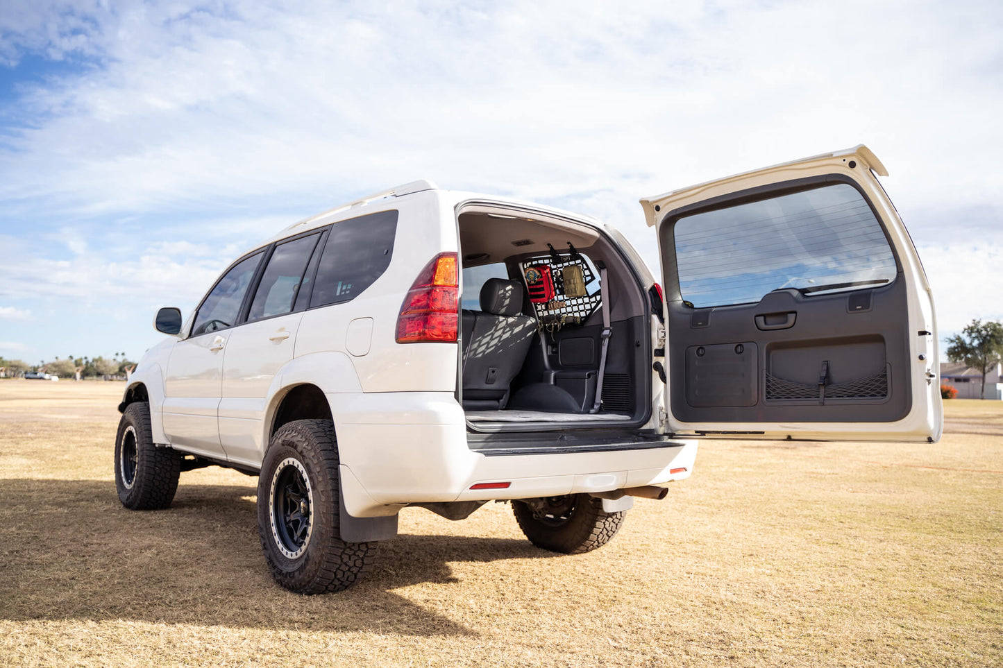 2003 2009 Lexus Gx 470 Rear Window Molle Storage Panels DV8 Offroad-7