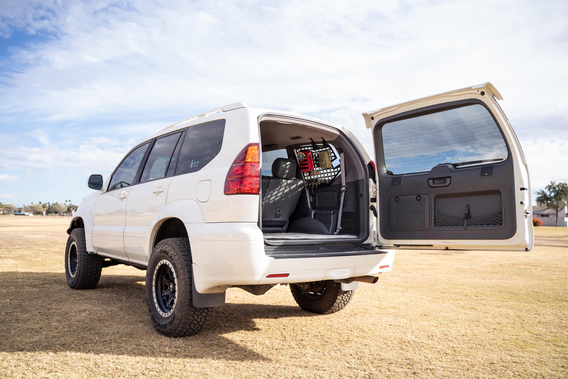 2003 2009 Lexus Gx 470 Rear Window Molle Storage Panels DV8 Offroad-7
