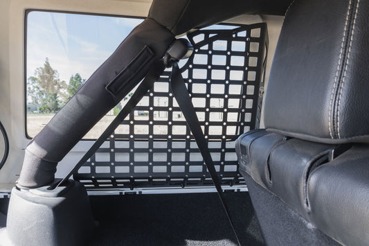 2007 2018 Wrangler JK 4 Door Pocketed Rear Window Molle Panels DV8 Offroad-1