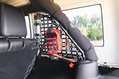 2007 2018 Wrangler JK 4 Door Pocketed Rear Window Molle Panels DV8 Offroad-3