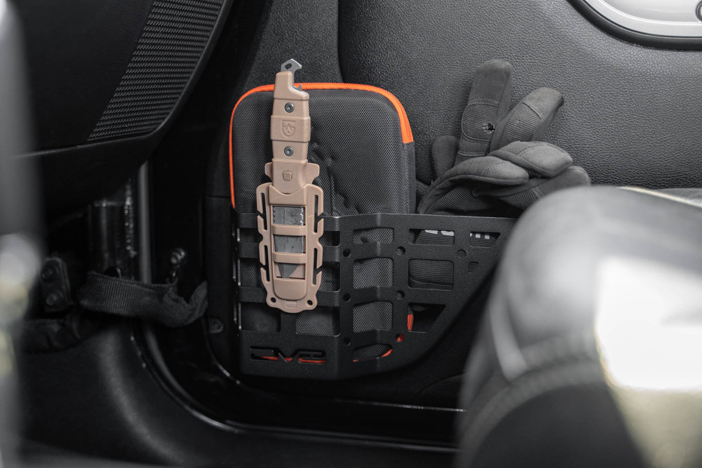 2011 2018 Jeep Wrangler JL Front Door ONLY Pocket Molle Panels DV8 Offroad-5