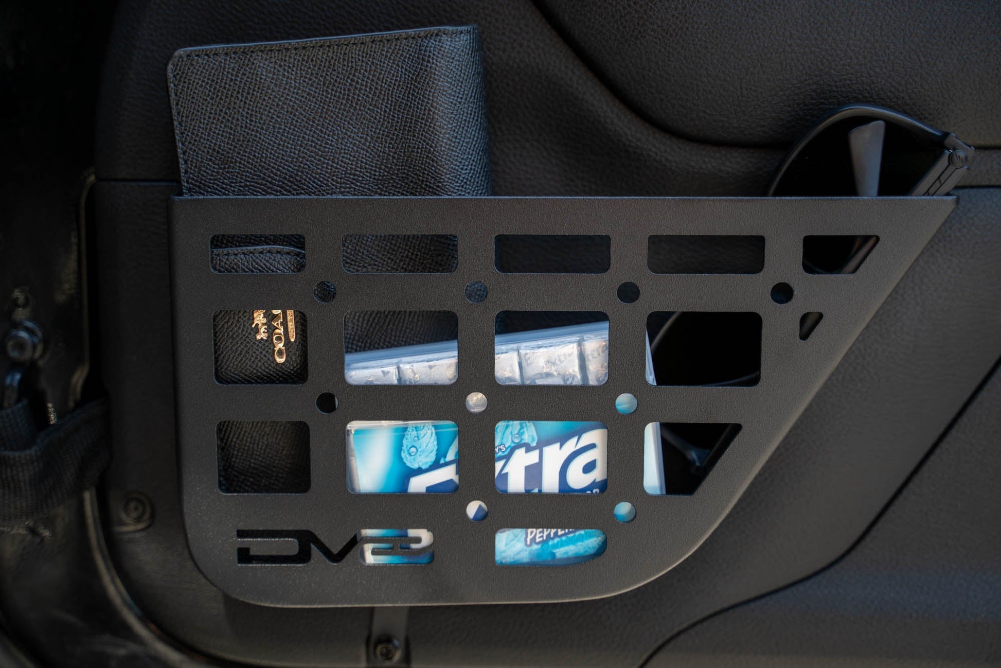 2011 2018 Jeep Wrangler JK 2 Door Slim Front Door ONLY Molle Pockets DV8 Offroad-12
