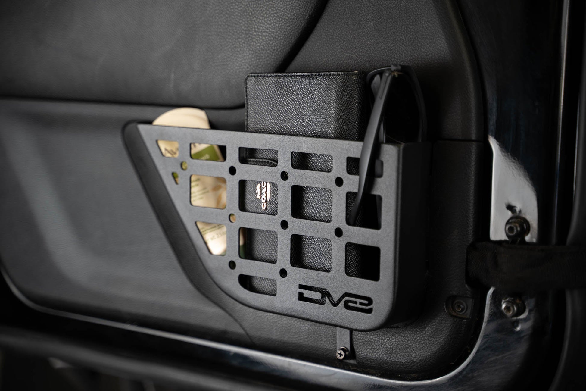 2011 2018 Jeep Wrangler JK 2 Door Slim Front Door ONLY Molle Pockets DV8 Offroad-14