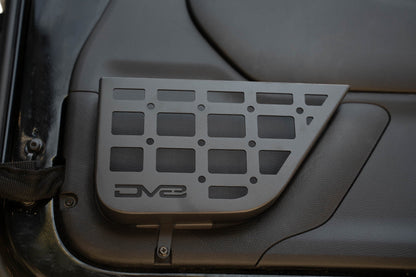 2011 2018 Jeep Wrangler JK 2 Door Slim Front Door ONLY Molle Pockets DV8 Offroad-6