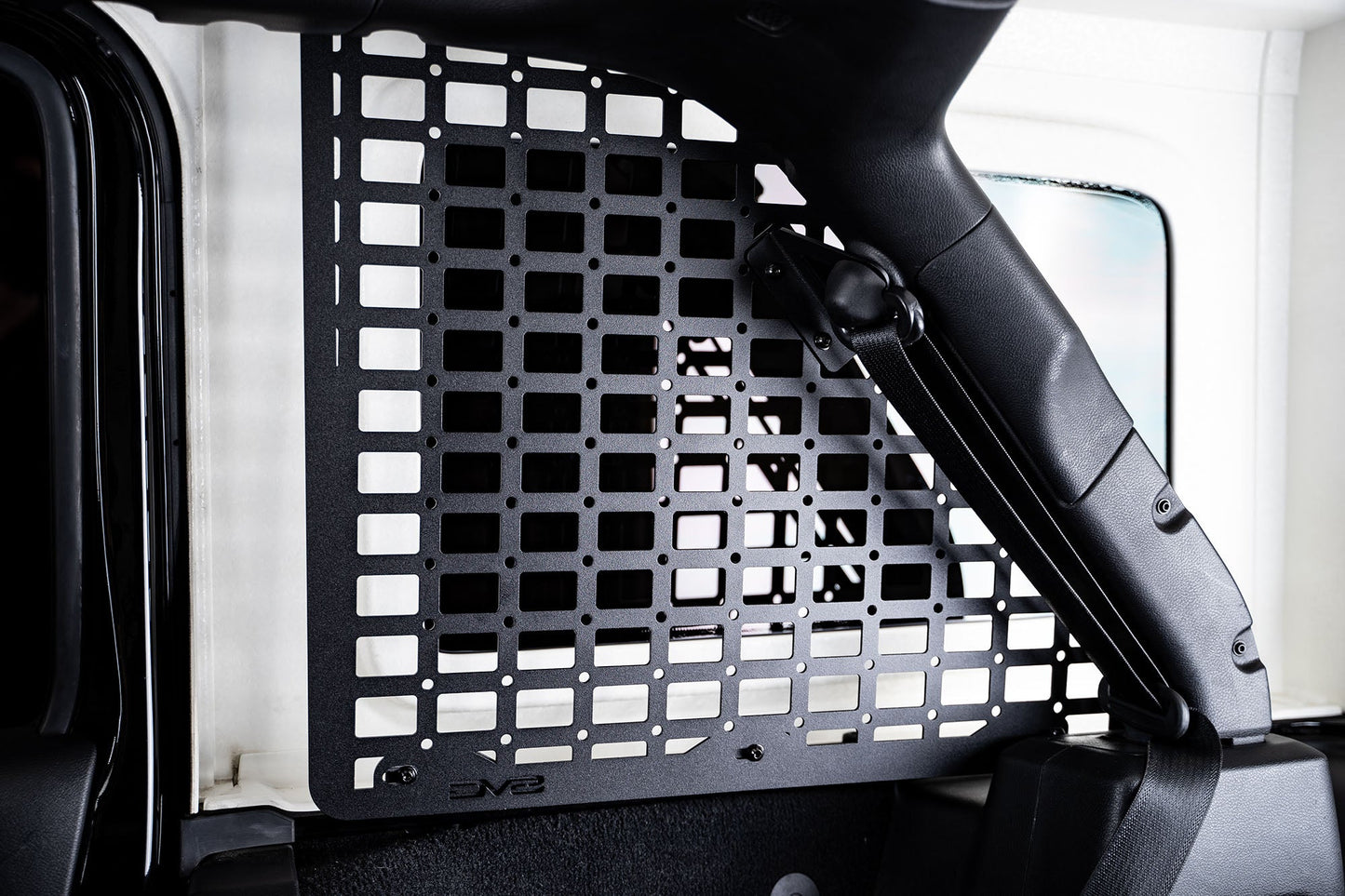 2018 2023 Jeep Wrangler Rear Window Molle Panels DV8 Offroad-1