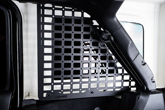 2018 2023 Jeep Wrangler Rear Window Molle Panels DV8 Offroad-1