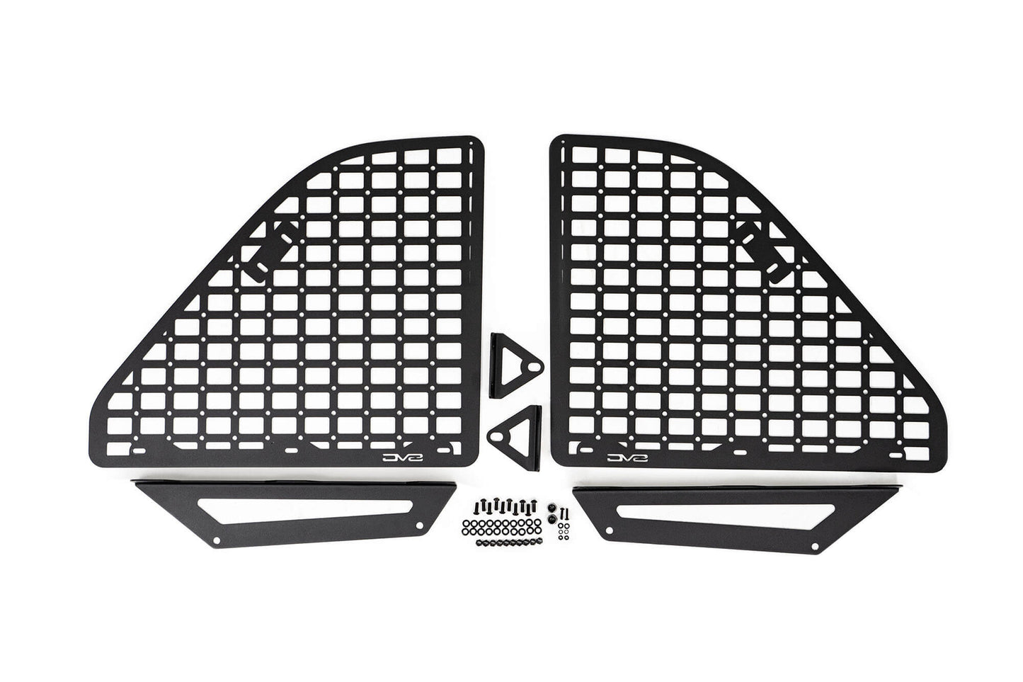 2018 2023 Jeep Wrangler Rear Window Molle Panels DV8 Offroad-2