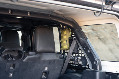 2018 2023 Jeep Wrangler Rear Window Molle Panels DV8 Offroad-13