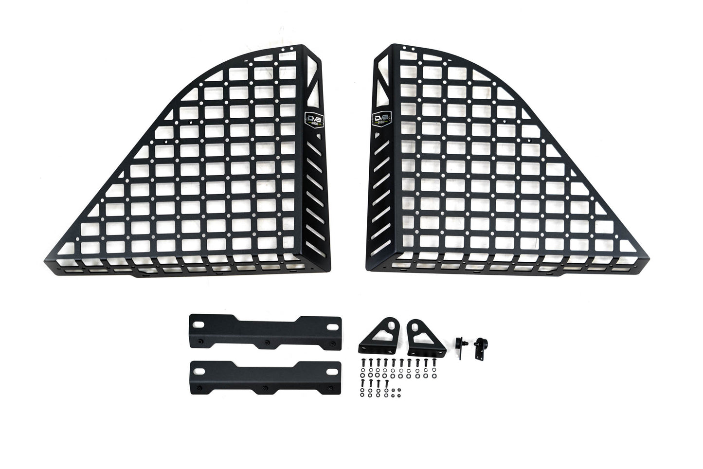 2018 2025 Jeep Wrangler 4 Door Rear Window Pocketed Molle Panels DV8 Offroad-12
