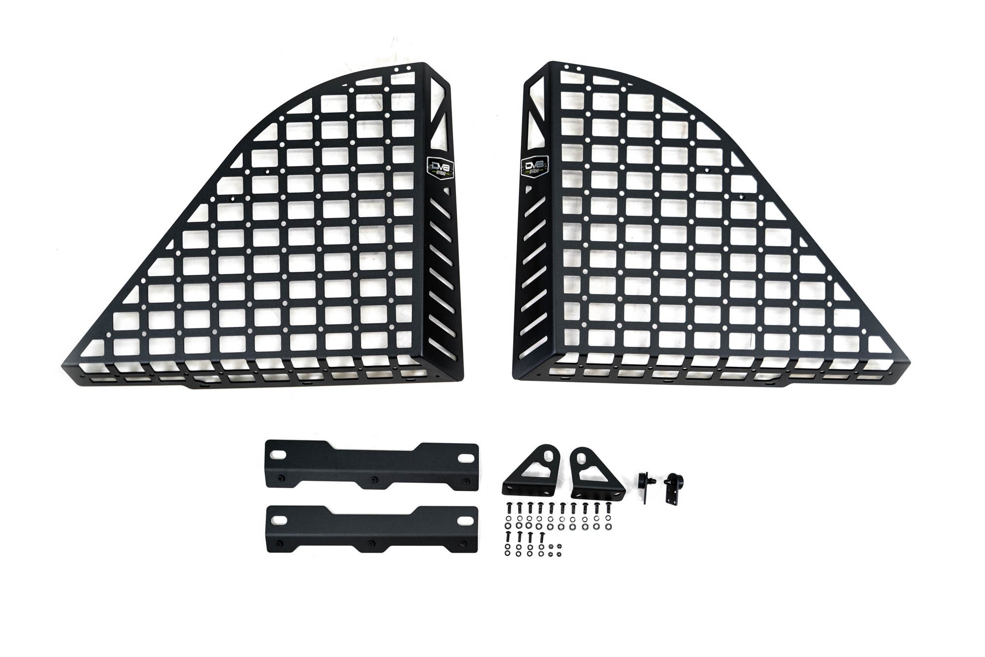 2018 2025 Jeep Wrangler 4 Door Rear Window Pocketed Molle Panels DV8 Offroad-12