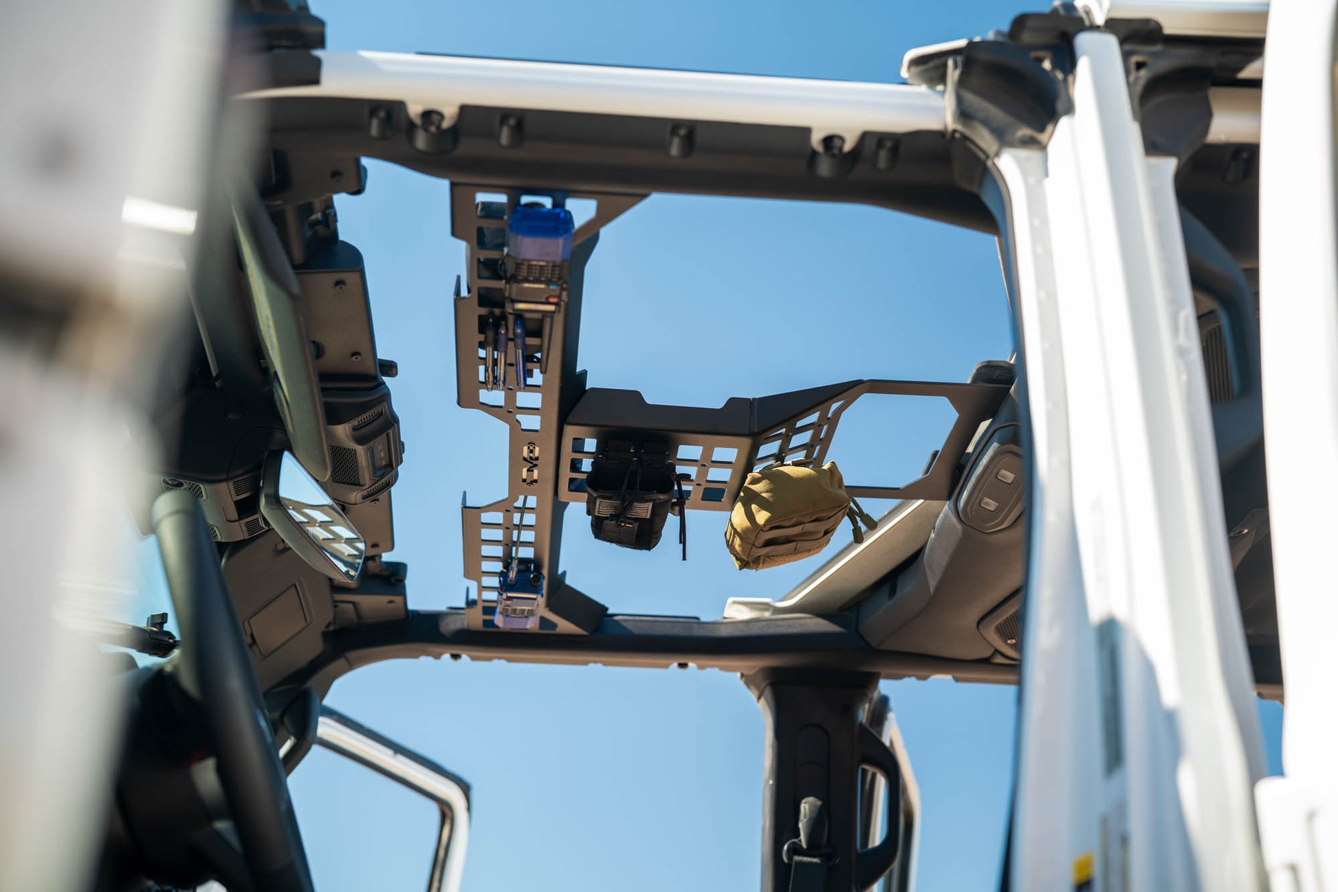 2018 2025 Jeep Wrangler & Gladiator Overhead Molle Panel DV8 Offroad-11