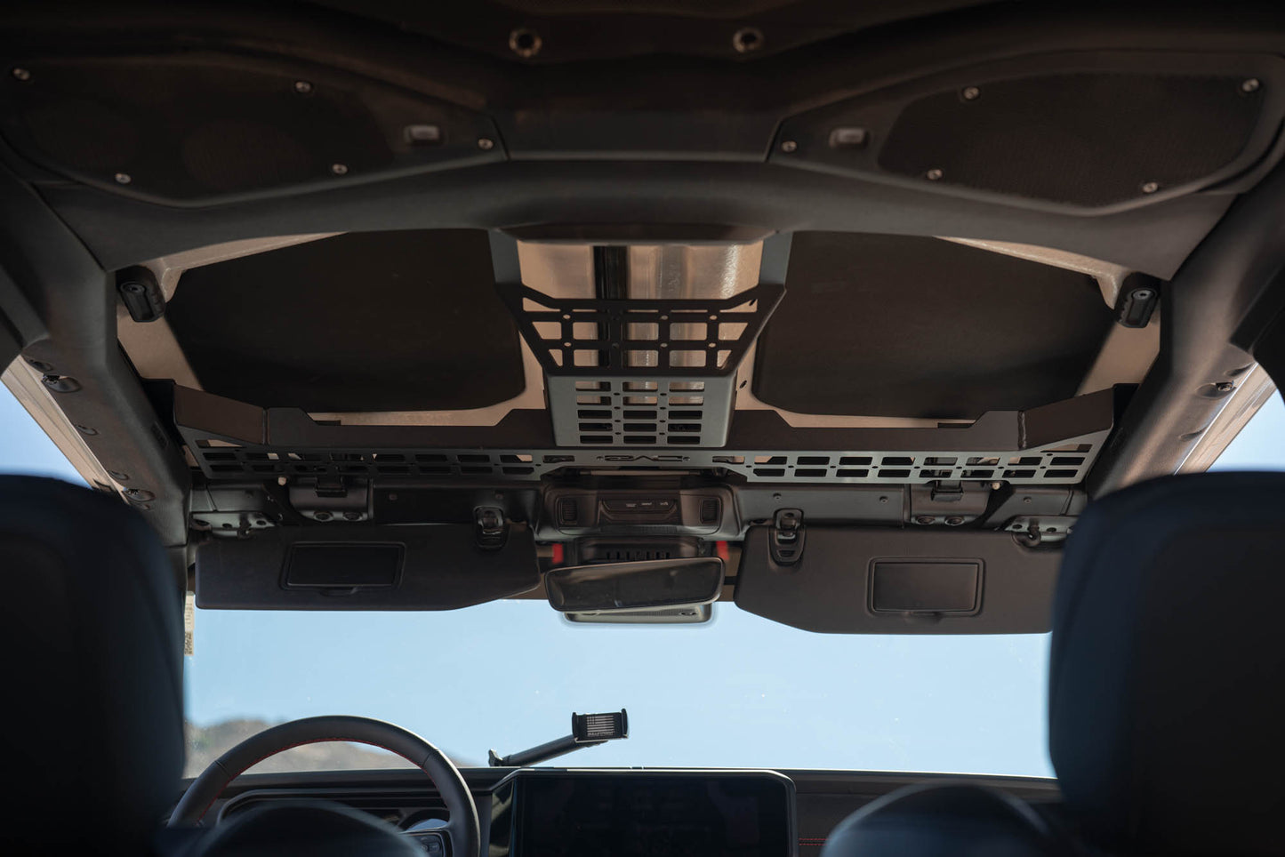 2018 2025 Jeep Wrangler & Gladiator Overhead Molle Panel DV8 Offroad-4
