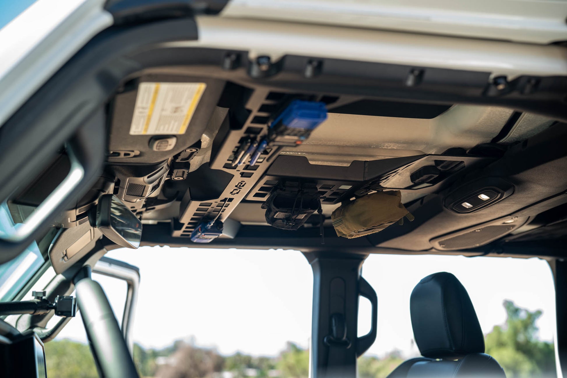 2018 2025 Jeep Wrangler & Gladiator Overhead Molle Panel DV8 Offroad-8