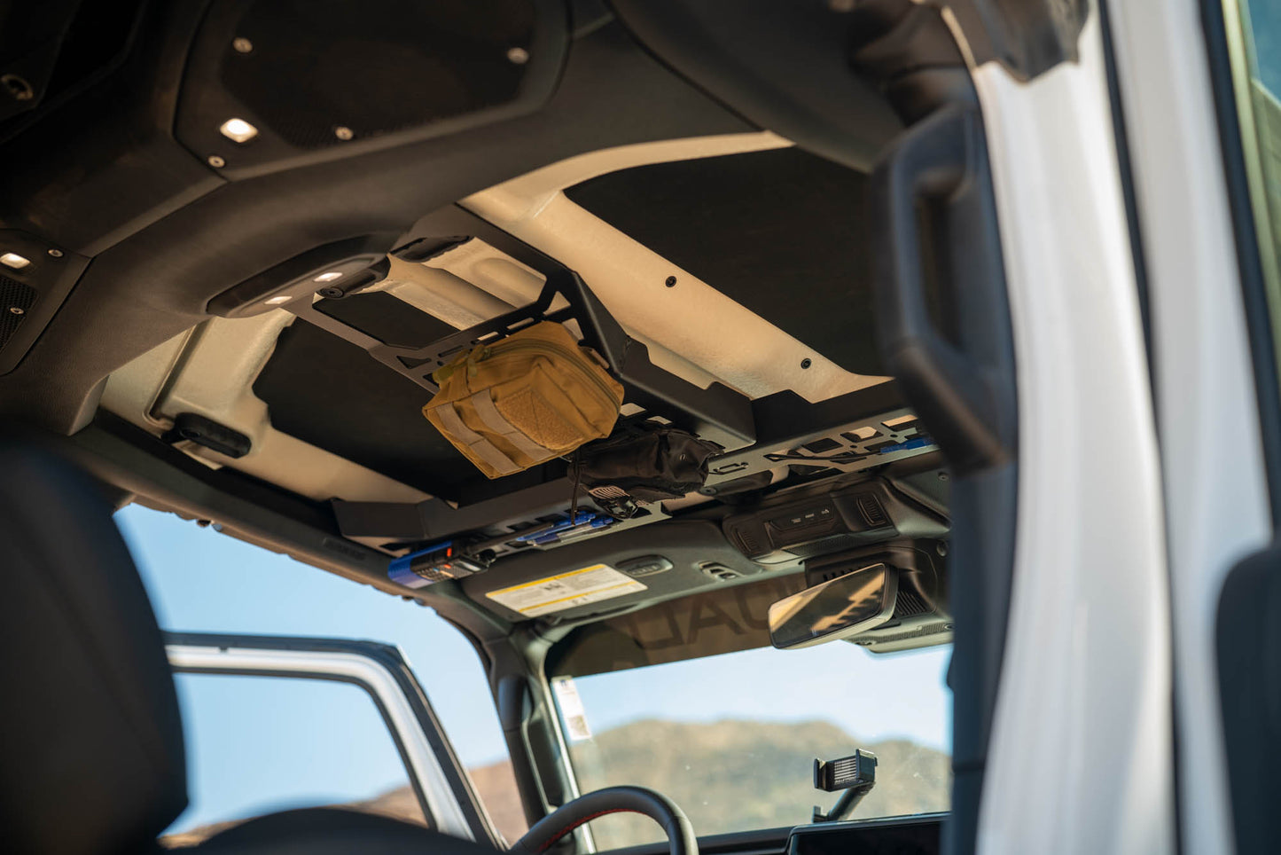 2018 2025 Jeep Wrangler & Gladiator Overhead Molle Panel DV8 Offroad-9