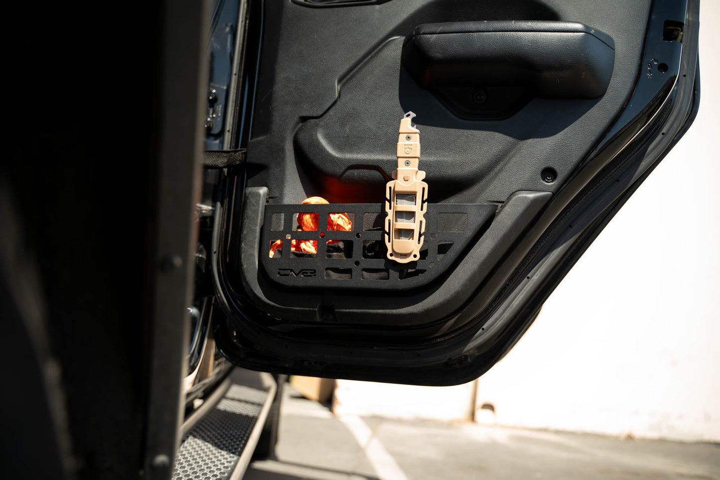 2018 2025 Jeep WranglerJLU Gladiator JT Slim Rear Door ONLY Molle Pockets DV8 Offroad-8
