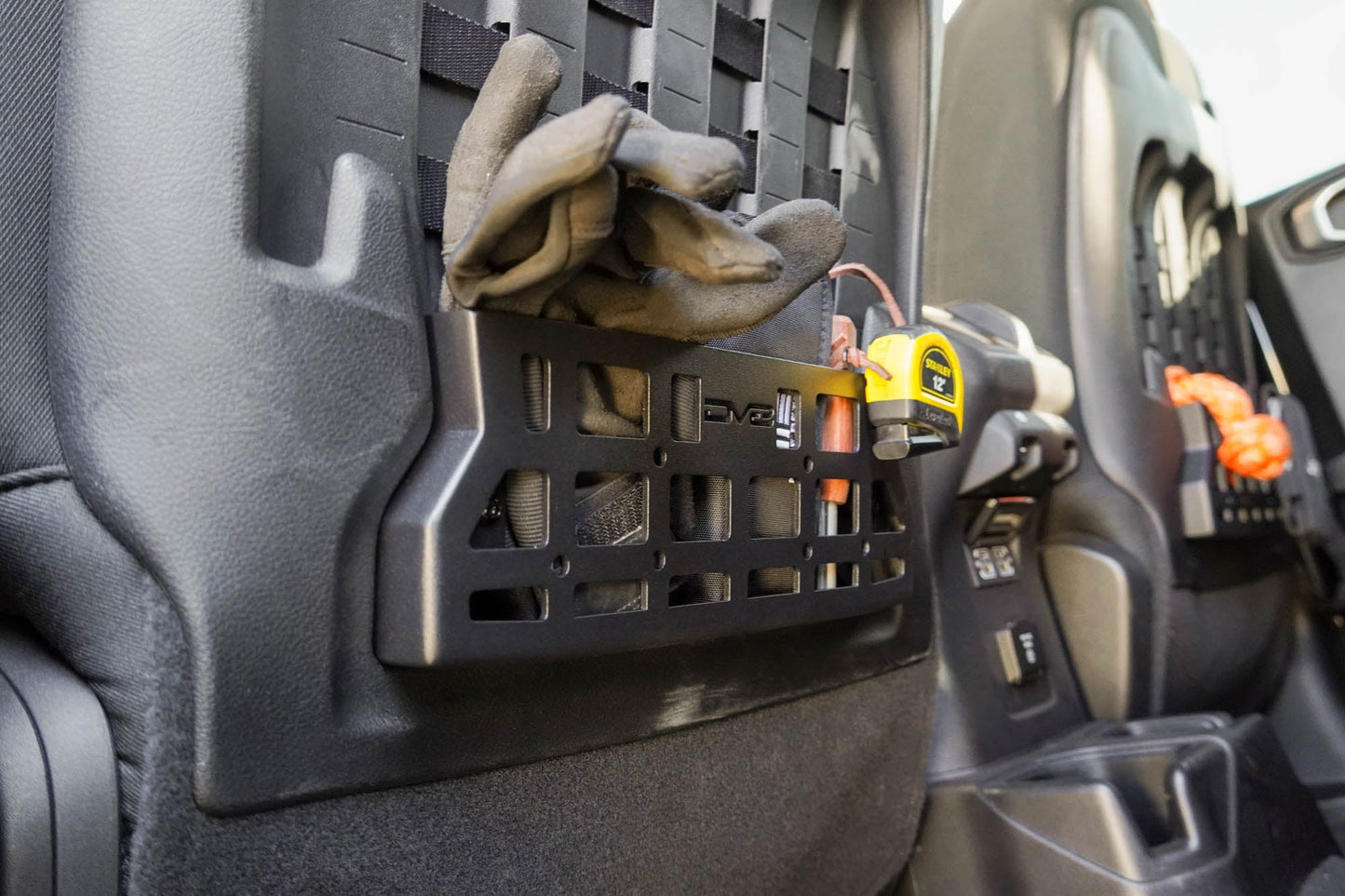 2018 2025 Jeep Wrangler JL JLU Gladiator JT Seat Back Molle Pockets DV8 Offroad-15