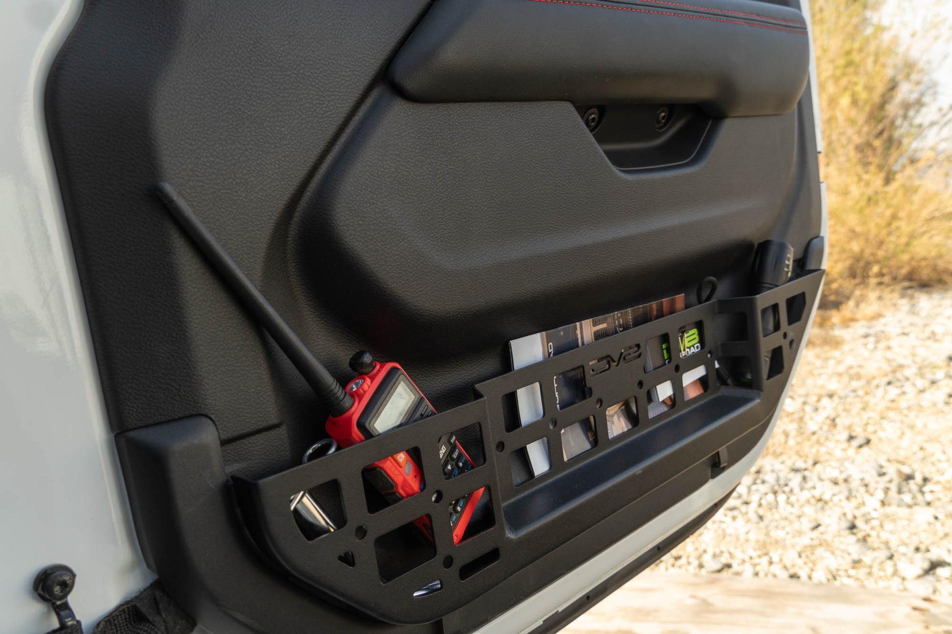 2018 2025 Jeep Wrangler JL & Gladiator JT Electric Seat Front Door Molle Pockets DV8 Offroad-5