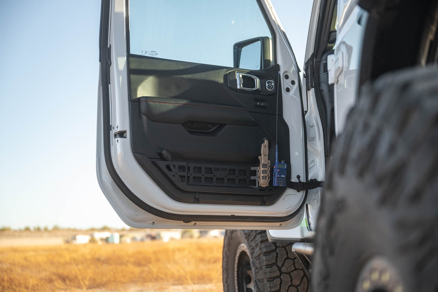 2018 2025 Jeep Wrangler JL & Gladiator JT Electric Seat Front Door Molle Pockets DV8 Offroad-7
