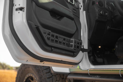 2018 2025 Jeep Wrangler JL & Gladiator JT Electric Seat Front Door Molle Pockets DV8 Offroad-9