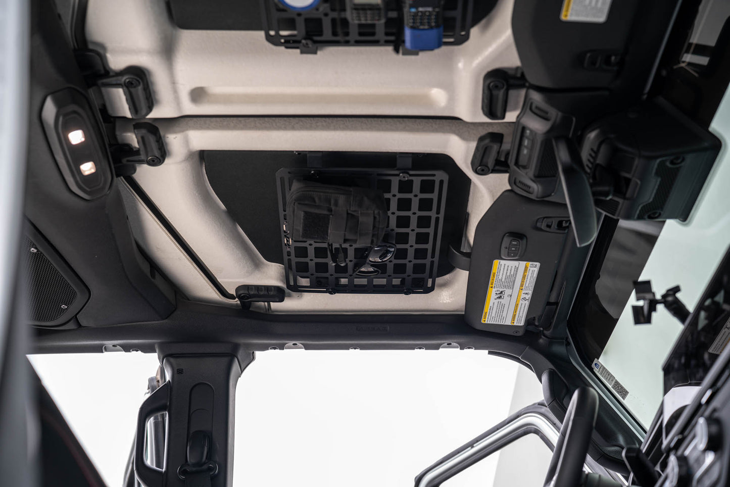 2018 2025 Jeep Wrangler JL Roof Mount for 15 Inch x 12 Inch Molle Panel DV8 Offroad-1