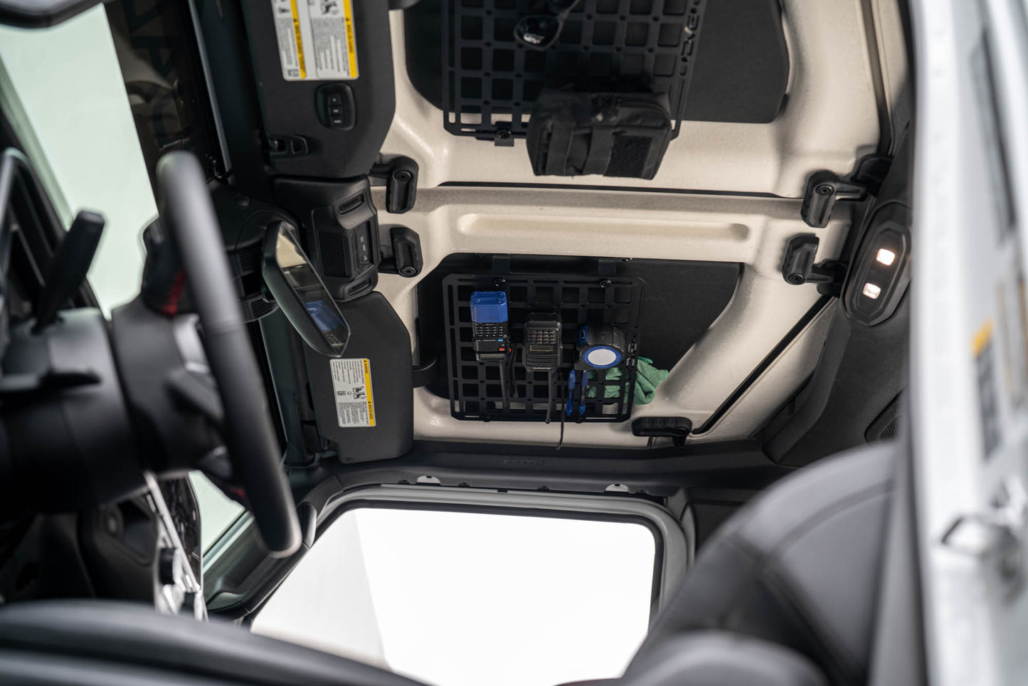 2018 2025 Jeep Wrangler JL Roof Mount for 15 Inch x 12 Inch Molle Panel DV8 Offroad-5