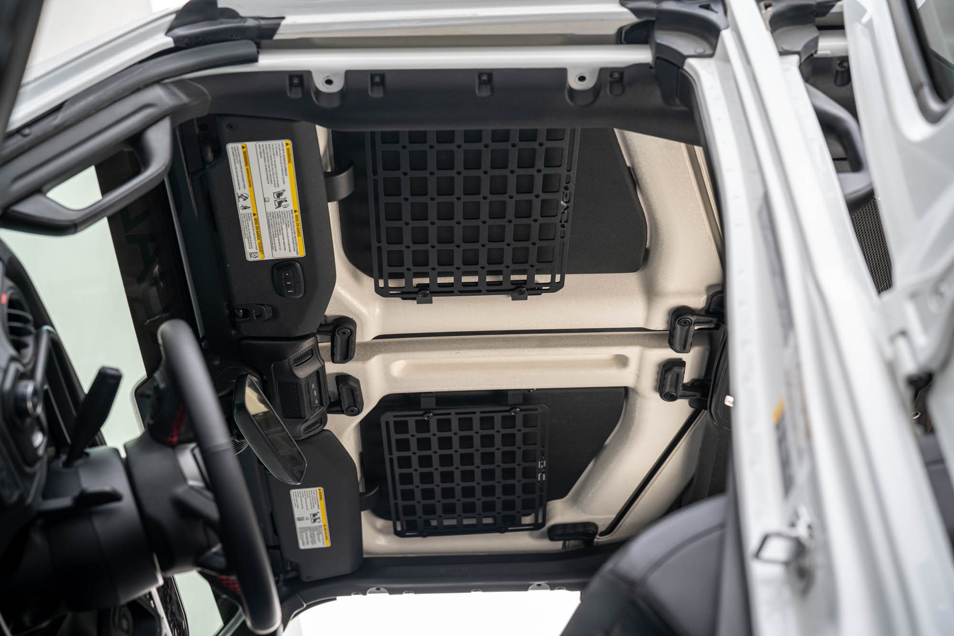 2018 2025 Jeep Wrangler JL Roof Mount for 15 Inch x 12 Inch Molle Panel DV8 Offroad-7