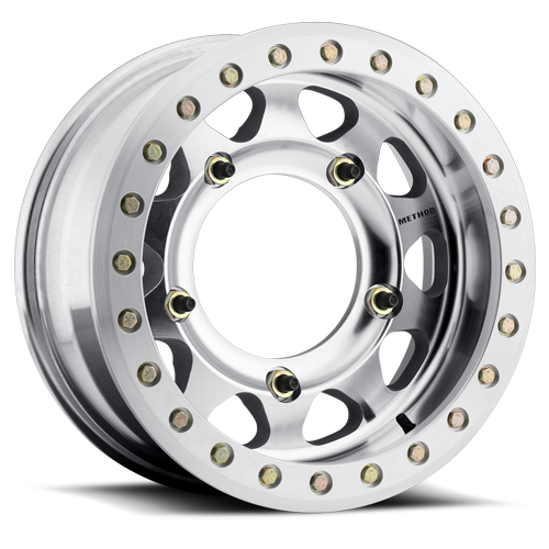 Aluminum 15x5.5 Buggy Beadlock MR101 Bolt Pattern 5 On 205 Offset -20 Lip Size 3.27 Raw Machined Method Race Wheels