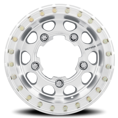 Aluminum 15x4.5 Buggy Beadlock MR103 Bolt Pattern 5 On 205 Offset -25 Lip Size 2.05 Raw Machined Method Race Wheels-2