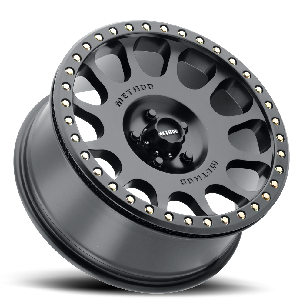 Aluminum 17x9 Beadlock MR105 Matte Black MB Method Race Wheels-13