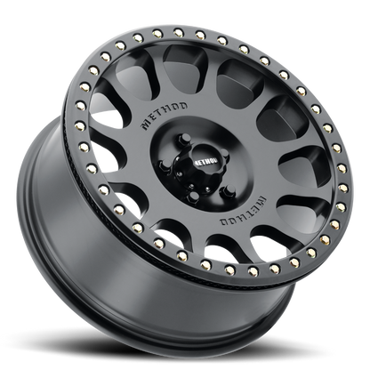 Aluminum 17x9 Beadlock MR105 Matte Black MB Method Race Wheels-13