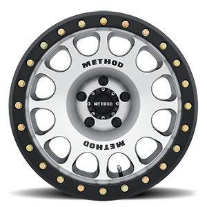 Aluminum 17x9 Beadlock MR105 Matte Black MB Method Race Wheels-3