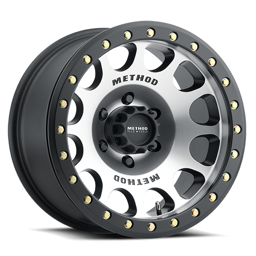 Aluminum 17x9 Beadlock MR105 Matte Black MB Method Race Wheels