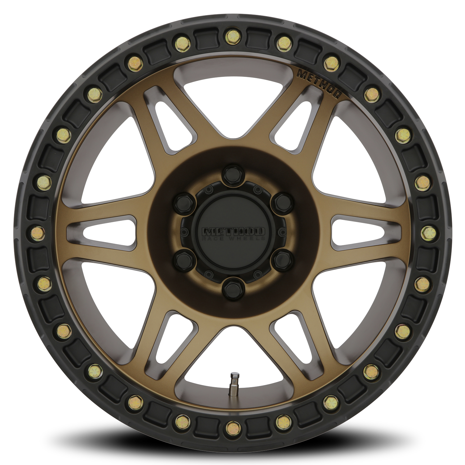 Aluminum 17x9 Beadlock MR106 Bronze BRZ Method Race Wheels-5