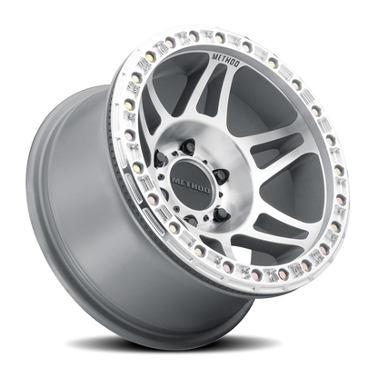 Aluminum 17x9 Beadlock MR106 Machined SL Clear Coat Method Race Wheels-3