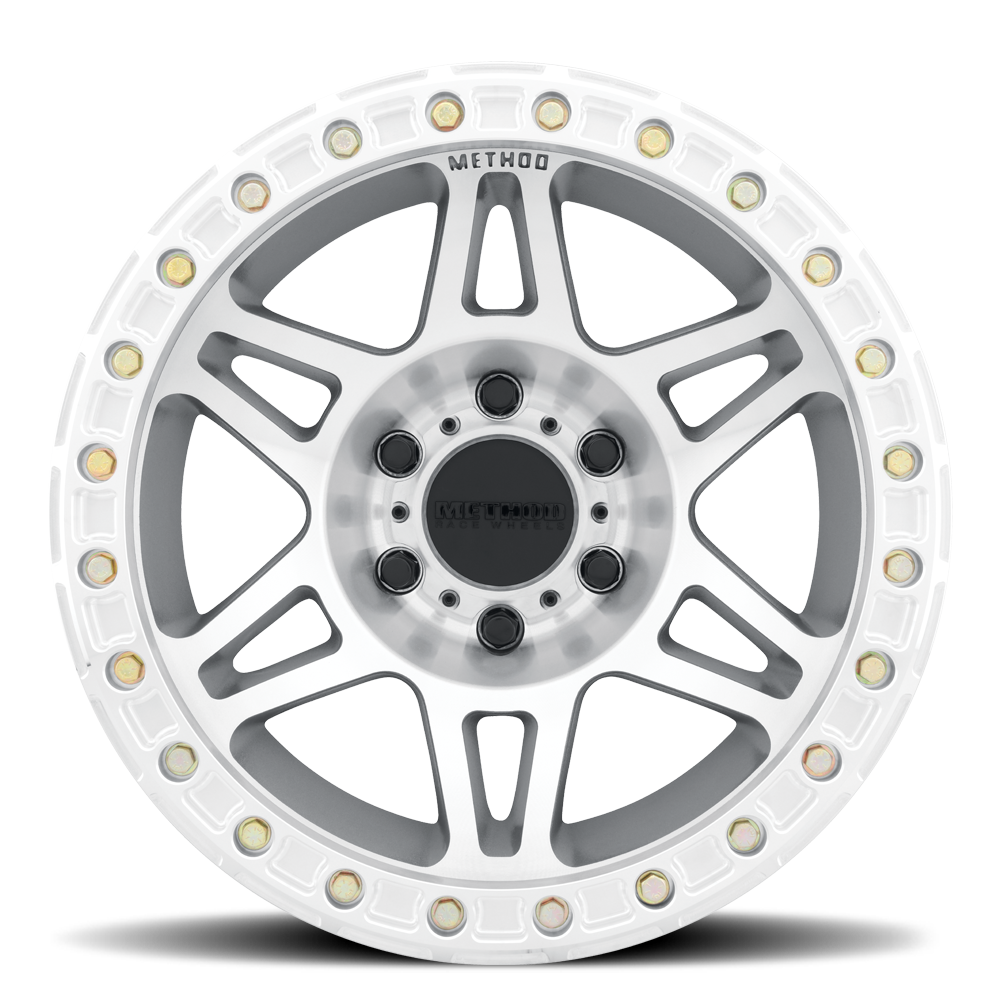 Aluminum 17x9 Beadlock MR106 Machined SL Clear Coat Method Race Wheels-4
