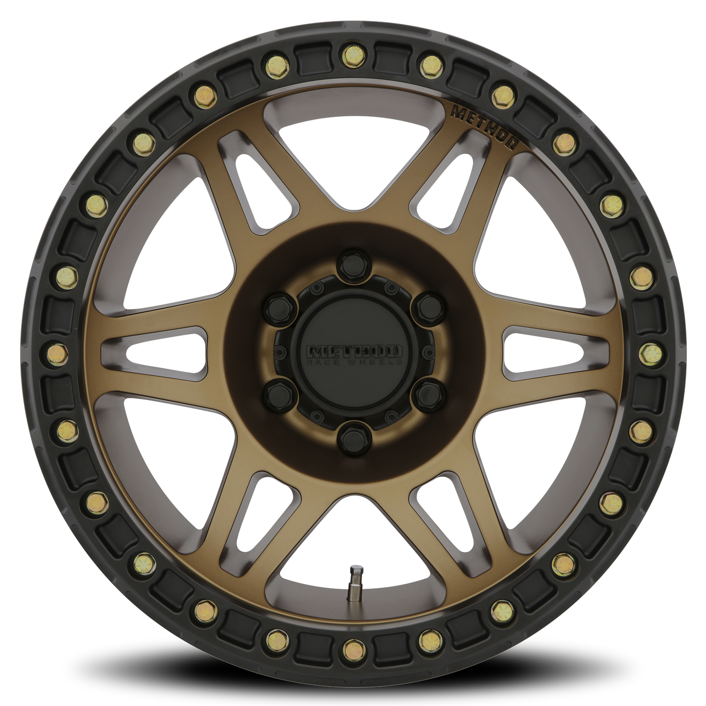 Aluminum 17x9 Beadlock MR106 Bronze BRZ Method Race Wheels-3