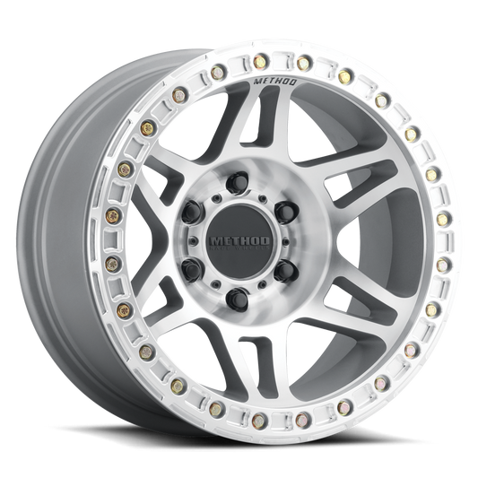 Aluminum 17x9 Beadlock MR106 Machined SL Clear Coat Method Race Wheels