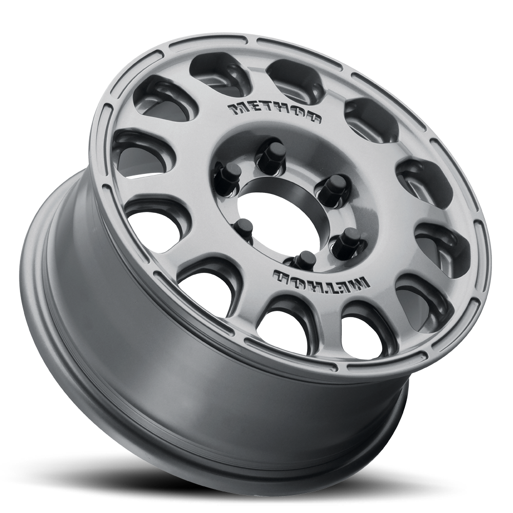 Aluminum 16x7 MR107 Gloss Titanium Method Race Wheels-4