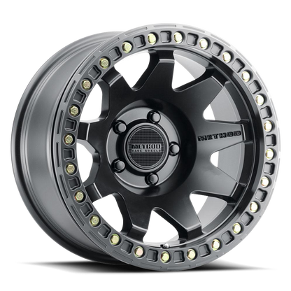 Aluminum 17x9 MR108 Matte Black MB Method Race Wheels-6