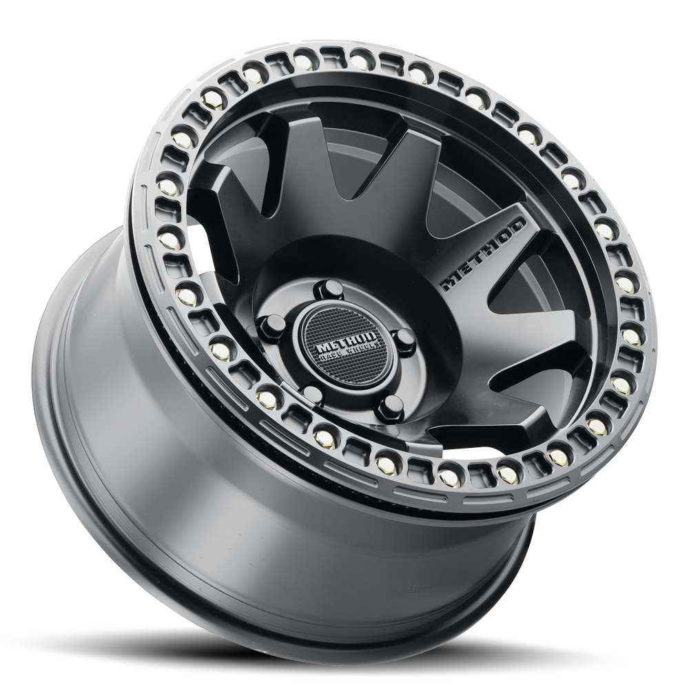 Aluminum 17x9 MR108 Matte Black MB Method Race Wheels-7