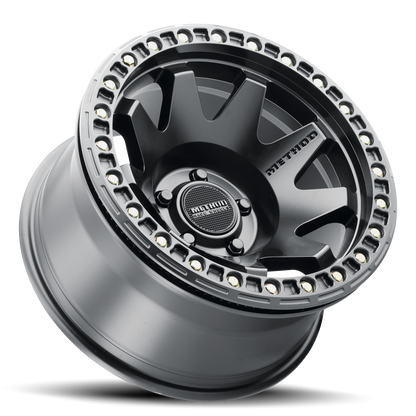 Aluminum 17x9 MR108 Matte Black MB Method Race Wheels-7