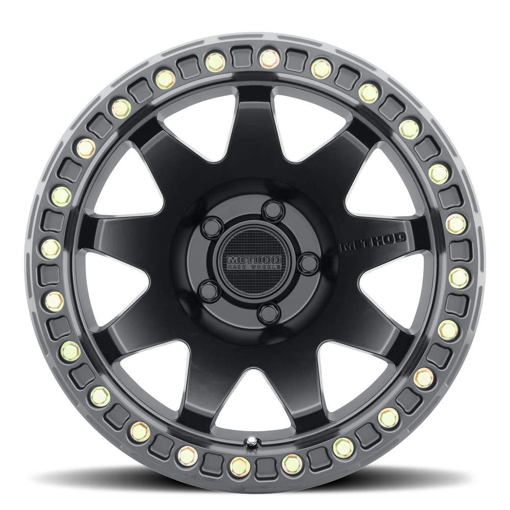 Aluminum 17x9 MR108 Matte Black MB Method Race Wheels-8
