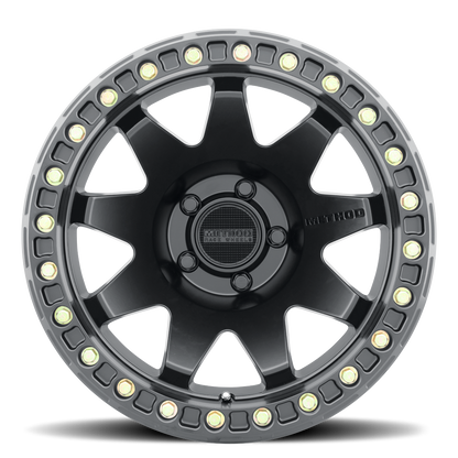 Aluminum 17x9 MR108 Matte Black MB Method Race Wheels-8
