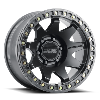Aluminum 17x9 MR108 Matte Black MB Method Race Wheels-3