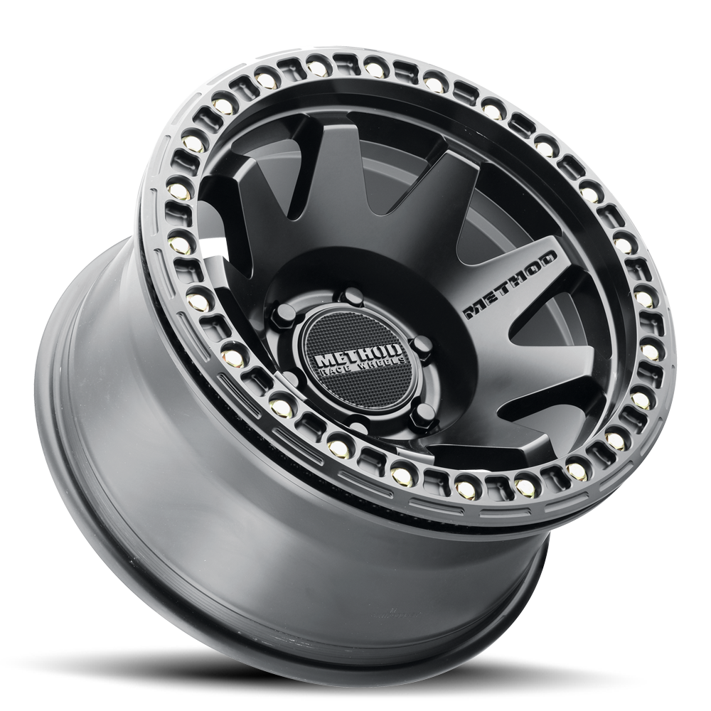 Aluminum 17x9 MR108 Matte Black MB Method Race Wheels-4