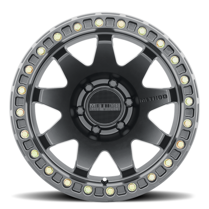 Aluminum 17x9 MR108 Matte Black MB Method Race Wheels-5